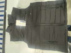 VENUSTAS MEN'S HEATED PUFFER VEST AND A COMPACT 10000MAH BATTERY PACK M - BLACK