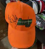 PowerCap LED Lighted Headlamp Baseball Cap Hat Orange/Black Polyester