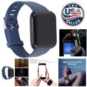 1.44 Inch HD Bluetooth Fitness Tracker with Adjustable Strap - For Active Adults