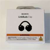 Sony LinkBuds Clip True Wireless Bluetooth In-Ear Earbuds, Black w/Charging Case