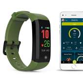 FOMO Fit Sport Fitness Tracker - OLIVE GREEN