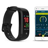 FOMO Fit Sport Fitness Watch - FLAT BLACK