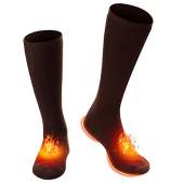 Rechargeable Heating Socks - BROWN