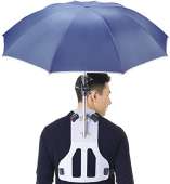 Handles Free Strap On Umbrella - BLUE