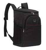 Insulated Cooler Backpack - BLACK