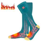 Rabbitroom Heated Socks (Green- Yellow)