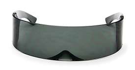 Futuristic Cyclops Sunglasses - BLACK