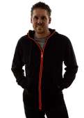 NEON NIGHTLIFE Light Up Hoodie, Large, Red