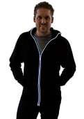 NEON NIGHTLIFE Light Up Hoodie, Large, White