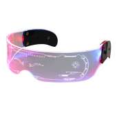 LED Visor Glasses - CLEAR