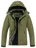 MOERDENG Men's Ski Jacket - ARMY GREEN