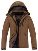 MOERDENG Men's Ski Jacket - BROWN