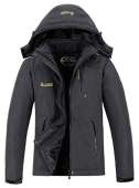 MOERDENG Men's Ski Jacket - DARK GREY