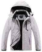 MOERDENG Men's Ski Jacket - LIGHT GREY