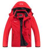 MOERDENG Men's Ski Jacket - RED