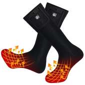 Upgraded Heated Socks from Snow Deer- Black