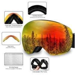 AKASO OTG Ski Goggles