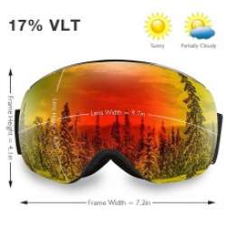 AKASO OTG Ski Goggles