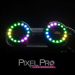 GloFX Pixel Pro LED Goggles | 350+ Modes