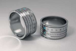 Revolutionary Time-Telling Rings : Ring Clock