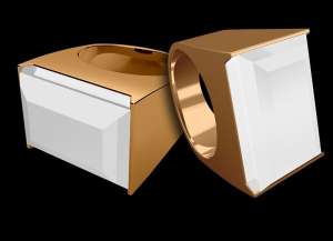 7 Ares Smart Ring Gold