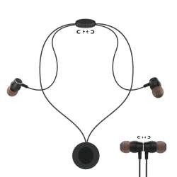 Magnetic Necklace Bluetooth Headset Stereo 4.2 Sports ...