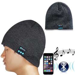 Warm Bluetooth Music Hat Cap Speaker Headset Headphones ...