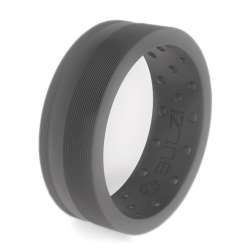 Grey Zi2 - Silicone Ring &ndash; BULZi Wedding Bands