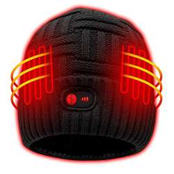 Heated Hat with Rechargeable Battery