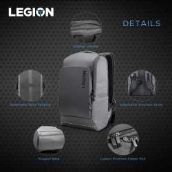 Lenovo Legion Recon 15.6in Gaming Backpack, Grey ...