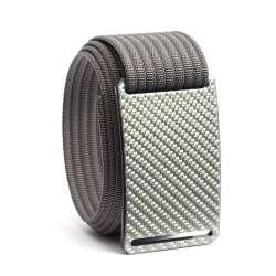 Men's Silverglass Carbon Fiber Web Belt - GRIP6