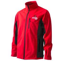 Sahara Mens 3 Zone Heated Jacket, Crimson/Onyx