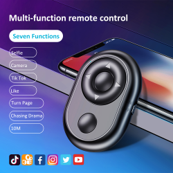 Bluetooth Camera Remote Control Tiktok Selfie for iOS and Android