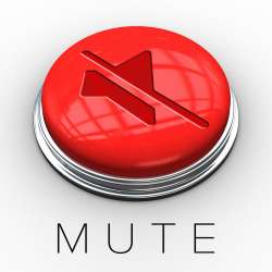 Mute button.