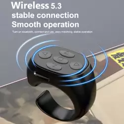 Wireless Bluetooth Ring Remote Control For Tiktok Phone Selfie