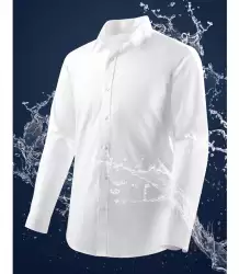White Long Sleeve Shirts Men | Men's Hydrophobic Shirt