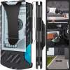 Airtag Wallet Case Carbon Fiber Slim Credit Card Holder Air Tag Cover Money Clip Airtag Wallet Case Carbon Fiber Slim Credit Card Holder Air Tag Cover Money Clip