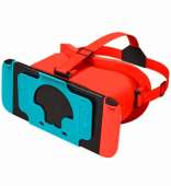 DEVASO Upgraded VR Headset for Nintendo Switch OLED Blue White Red
