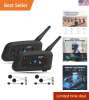 V6 Pro Motorcycle Bluetooth Headset, Upgraded 2 Riders Intercom Helmet Commun... V6 Pro Motorcycle Bluetooth Headset, Upgraded 2 Riders Intercom Helmet Commun...