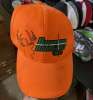 PowerCap LED Lighted Headlamp Baseball Cap Hat Orange/Black Polyester