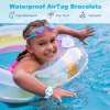 Waterproof Airtag Bracelets for Kids - (2 Pack) Soft Silicone Hidden Airtag ……