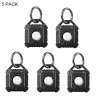 3/5 Pack Waterproof Airtag Holder Keychain Case Compatible Apple Air Tag Tracker