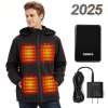 ARRIS Men`s Heated Jacket, Electric Heating Coat with Battery Waterproof Jacket ARRIS Men`s Heated Jacket, Electric Heating Coat with Battery Waterproof Jacket