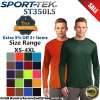 Sport-Tek ST350LS Mens Long Sleeve Dri-Fit Moisture Wicking Competitor T-Shirt Sport-Tek ST350LS Mens Long Sleeve Dri-Fit Moisture Wicking Competitor T-Shirt