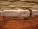 NIKE GOLF WOMEN'S LARGE G FLEX WHITE NAPPA LEATHER BELT - BRAND NEW $80 NIKE GOLF WOMEN'S LARGE G FLEX WHITE NAPPA LEATHER BELT - BRAND NEW $80