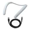 Sony SRS-NB10 H Neckband Speaker White with 6 Feet USB C Cable Bundle Sony SRS-NB10 H Neckband Speaker White with 6 Feet USB C Cable Bundle