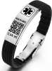 Medical Bracelets for Men Women with QR Code Medical Alert ID Bracelets for Spor Medical Bracelets for Men Women with QR Code Medical Alert ID Bracelets for Spor