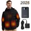 ARRIS Men`s 12V Heated Jacket With Battery, Electric Windproof Heating Coat ARRIS Men`s 12V Heated Jacket With Battery, Electric Windproof Heating Coat