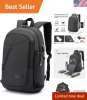 Water Resistant Laptop Backpack with USB Port - Fits 15.6'' Laptops for Travel Water Resistant Laptop Backpack with USB Port - Fits 15.6'' Laptops for Travel