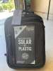 EnerPlex Backpack Solar Device Charging Black and Gray Camping Hiking Outdoors EnerPlex Backpack Solar Device Charging Black and Gray Camping Hiking Outdoors